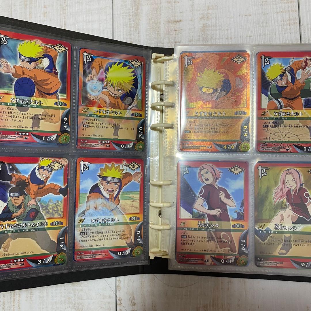 ナルト　TCG セット品　バインダー付き　絶版品