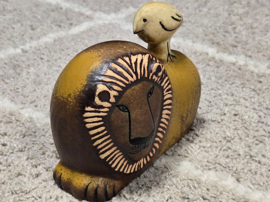 LISA LARSON ライオンと鳥　リサラーソン