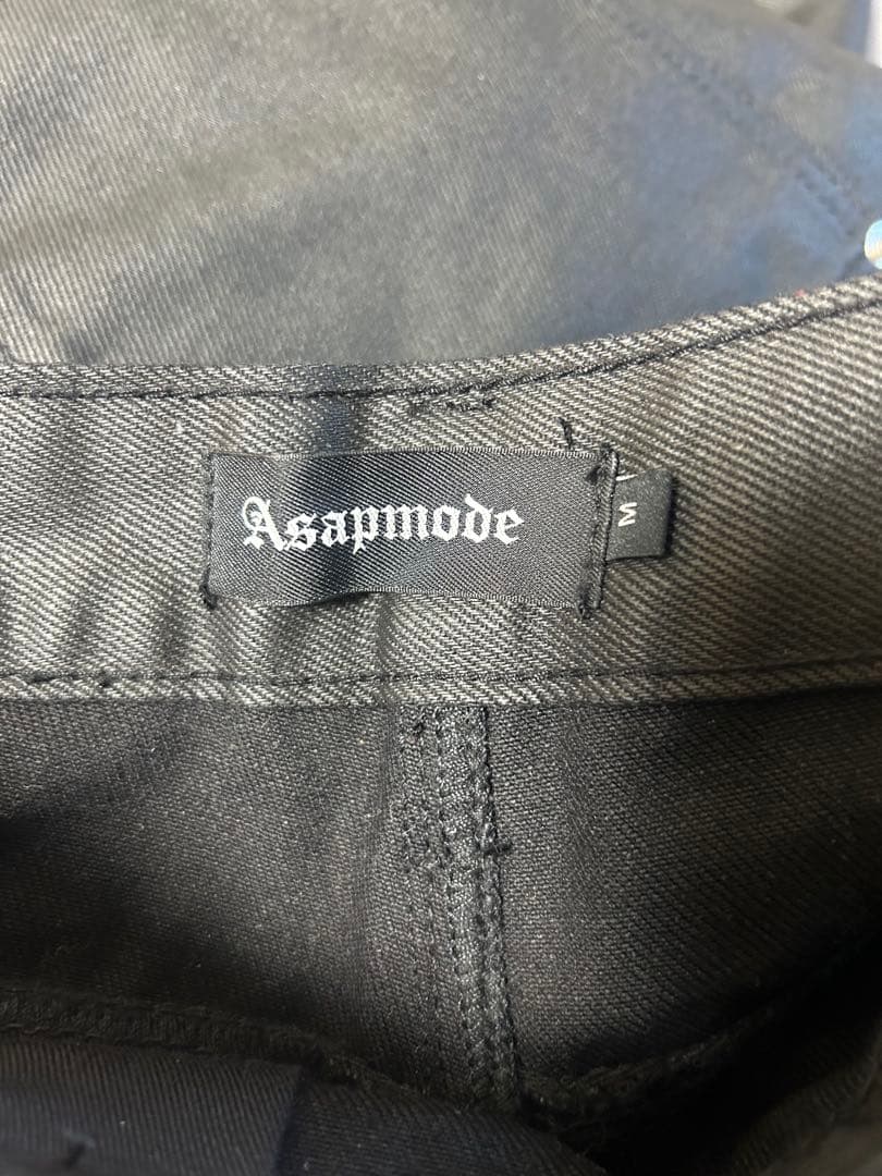 asapmode Stacked Oil Coating Pants Mサイズ