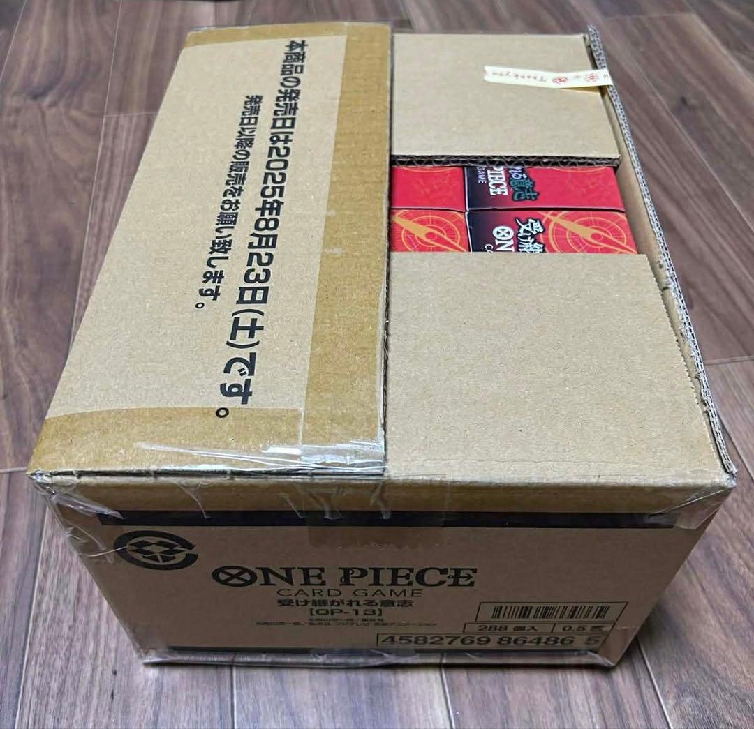 ワンピースカードゲーム 受け継がれる意志 1カートン分　ボックス未開封テープ付き