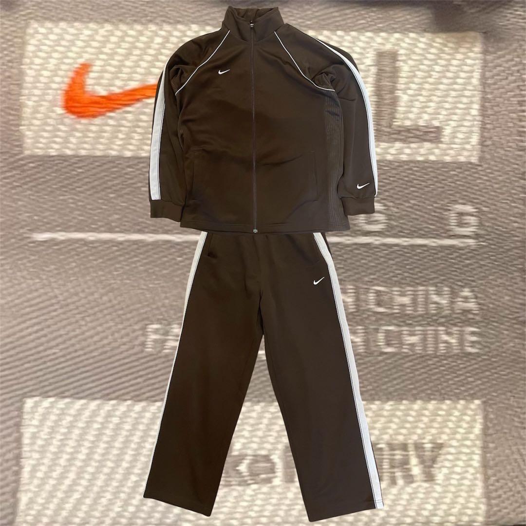 00s Nike トラックジャケット 茶色 レア