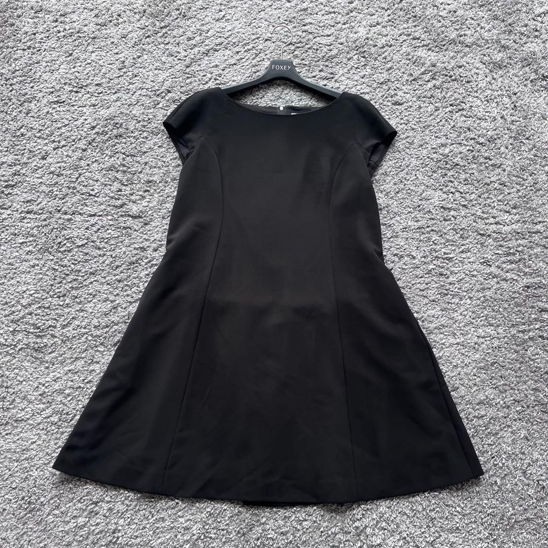 FOXEY NY 42 ブラック Aラインワンピース