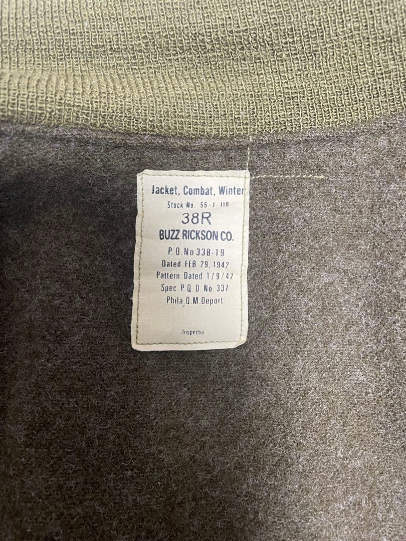 タクシードライバー　バズリクソンズ　タンカースジャケット　サイズ38R