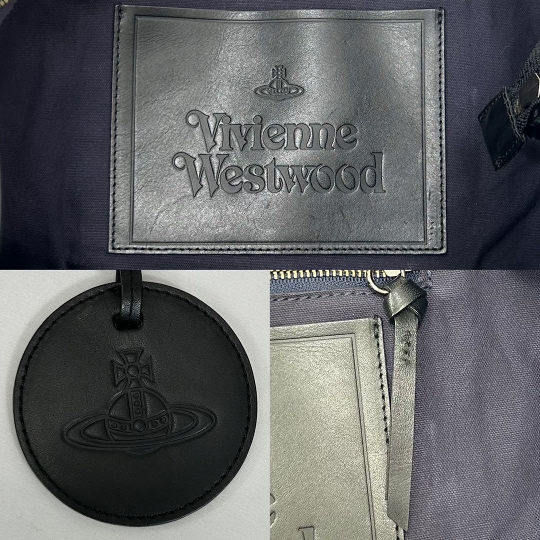 【極美品】ヴィヴィアンウエストウッド トートバッグ レザー オーブ チャーム 黒