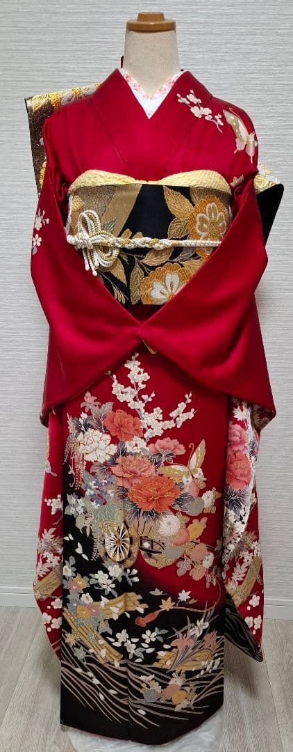 本振り袖・袋帯の２点セット