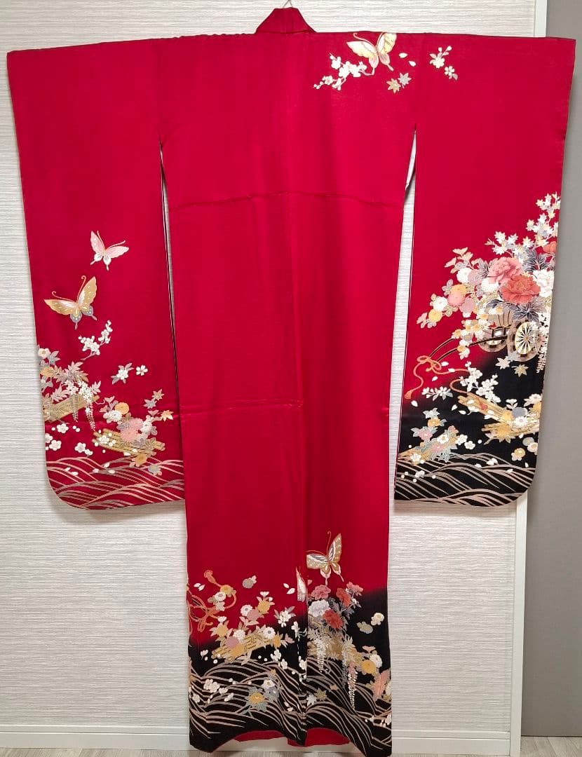 本振り袖・袋帯の２点セット