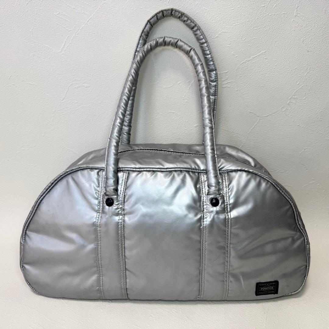 【廃盤】【激レア】ポーター　ボストンバッグ　シルバー