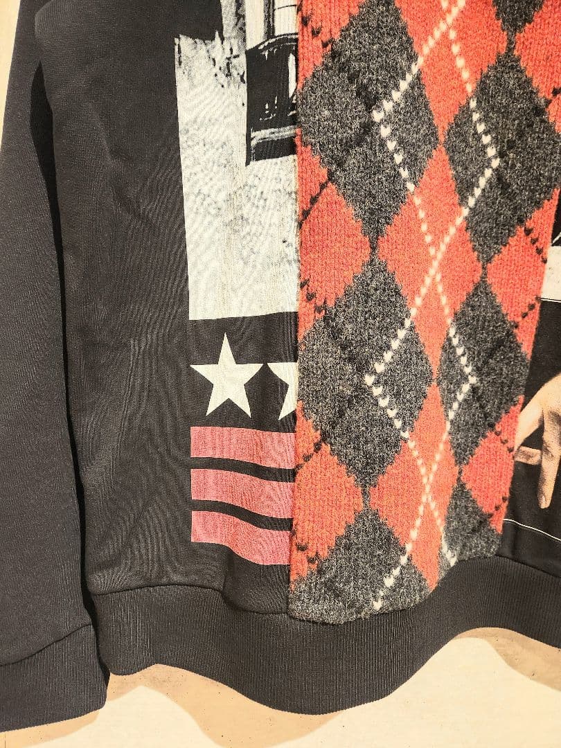 【限定値下げ】GIVENCHY ジバンシィ ニット切り替えトレーナー