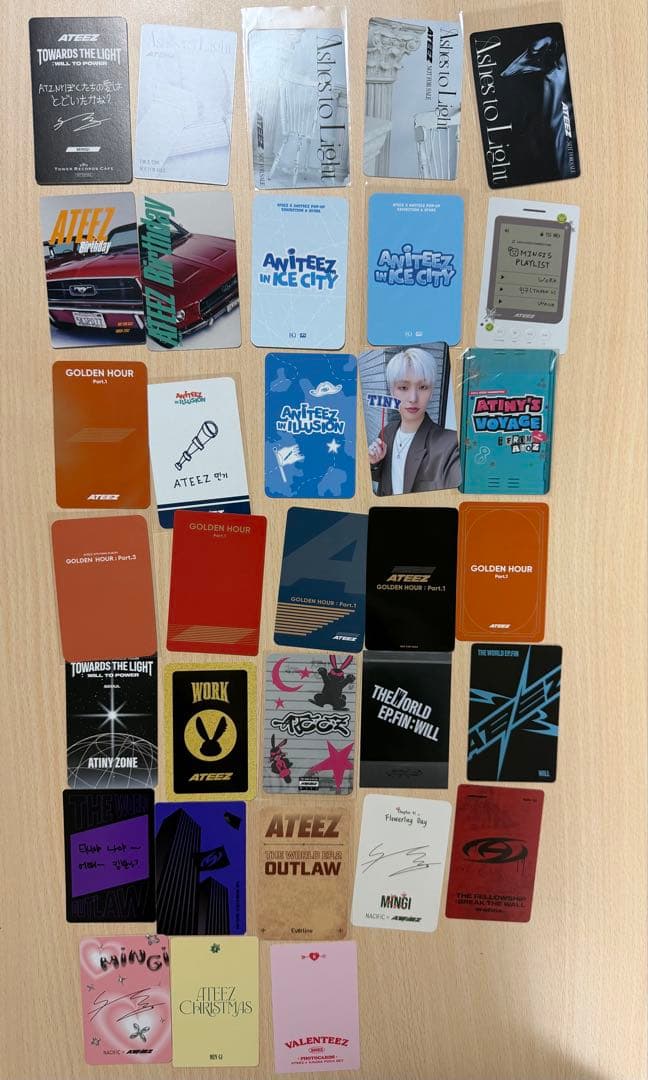 ATEEZ ミンギ　各種　トレカセット