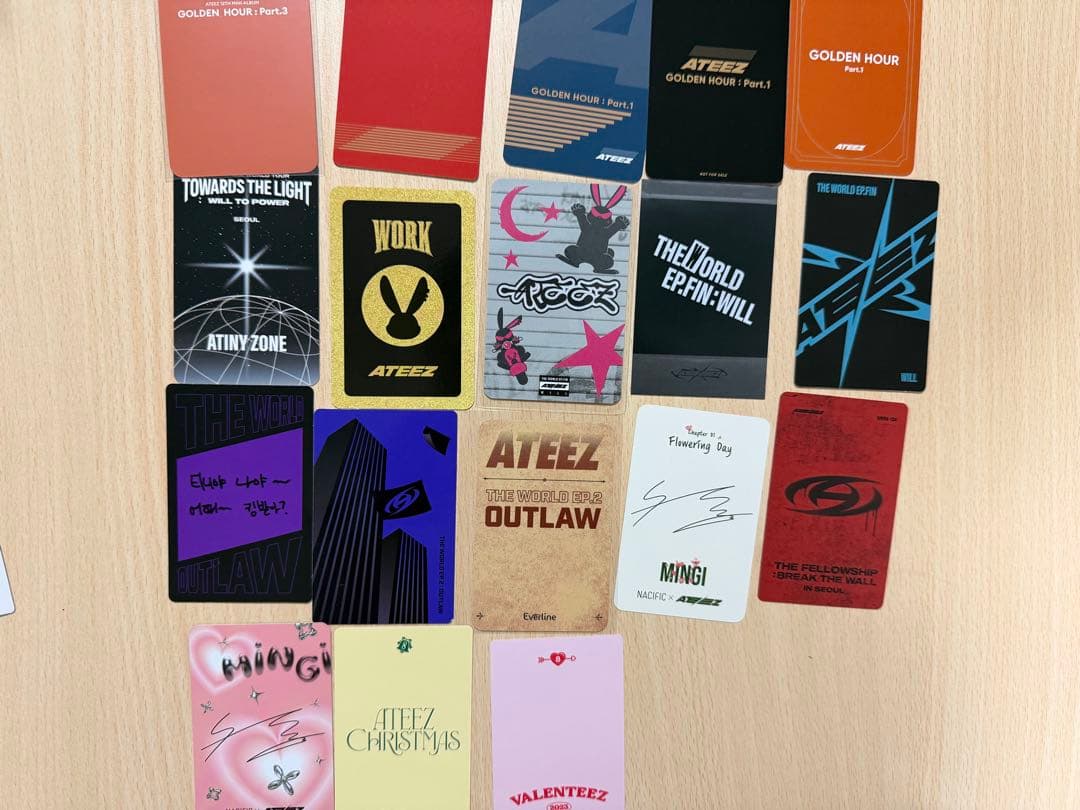 ATEEZ ミンギ　各種　トレカセット