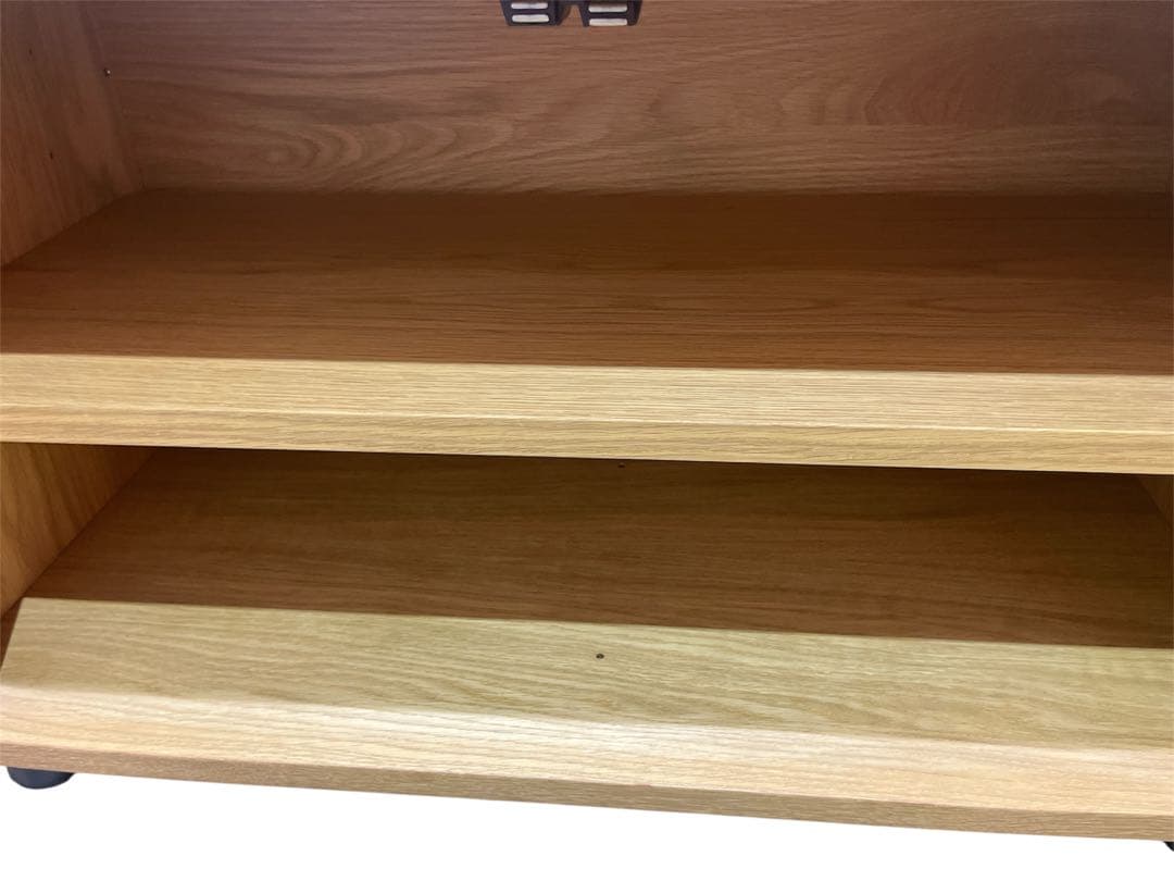 美品　無印　テレビボード　スタッキングキャビネット　オーク