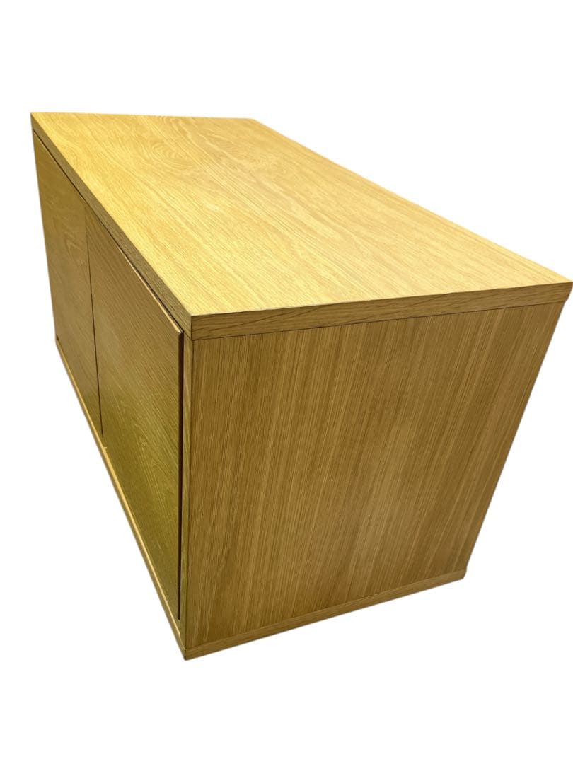 美品　無印　テレビボード　スタッキングキャビネット　オーク