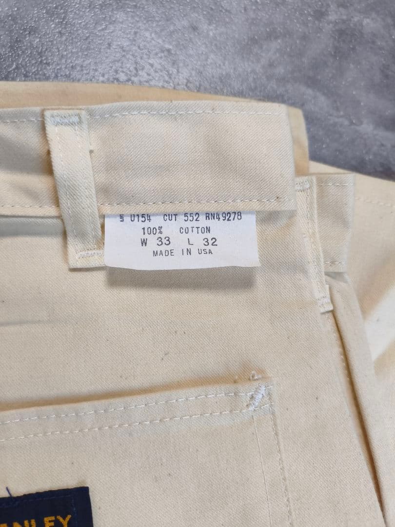 80年代 デッドストック　 STANLEY ダブルニー ペインター パンツ