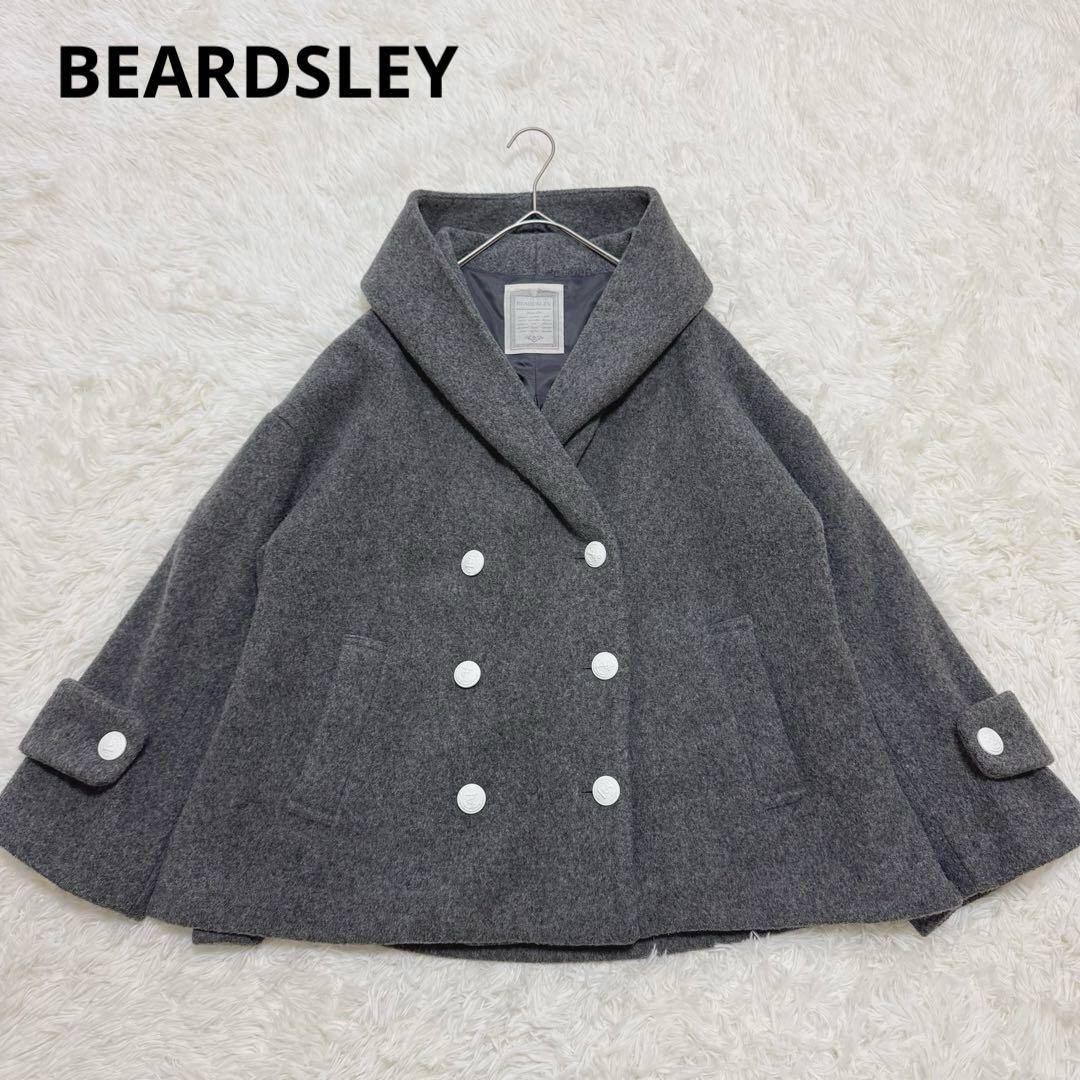 BEARDSLEY ビアズリー フーデッドショートコート グレー