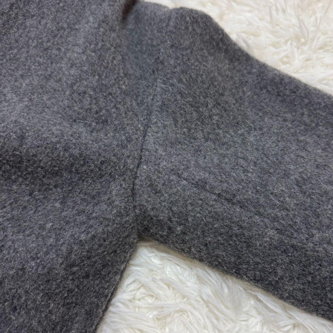 BEARDSLEY ビアズリー フーデッドショートコート グレー