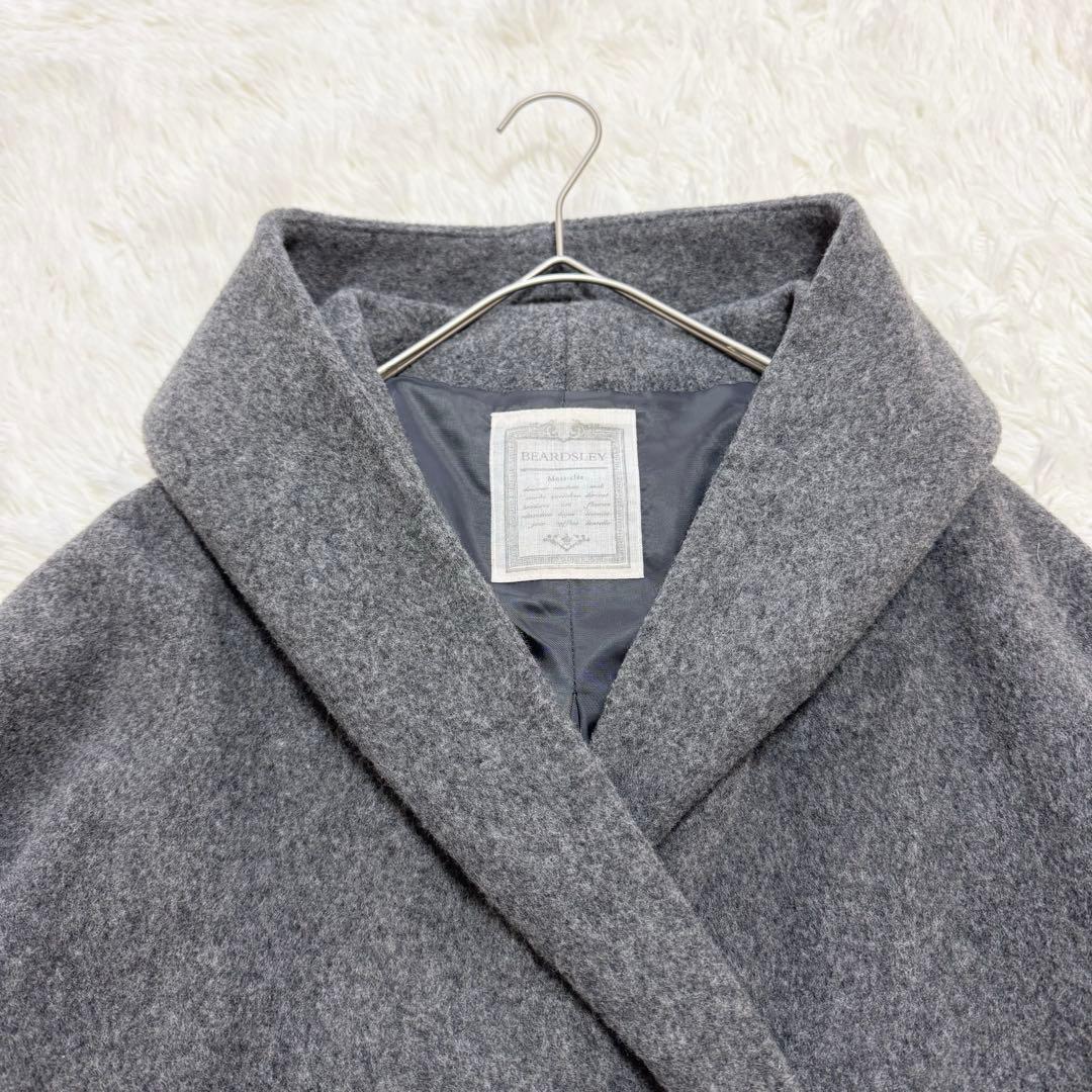 BEARDSLEY ビアズリー フーデッドショートコート グレー