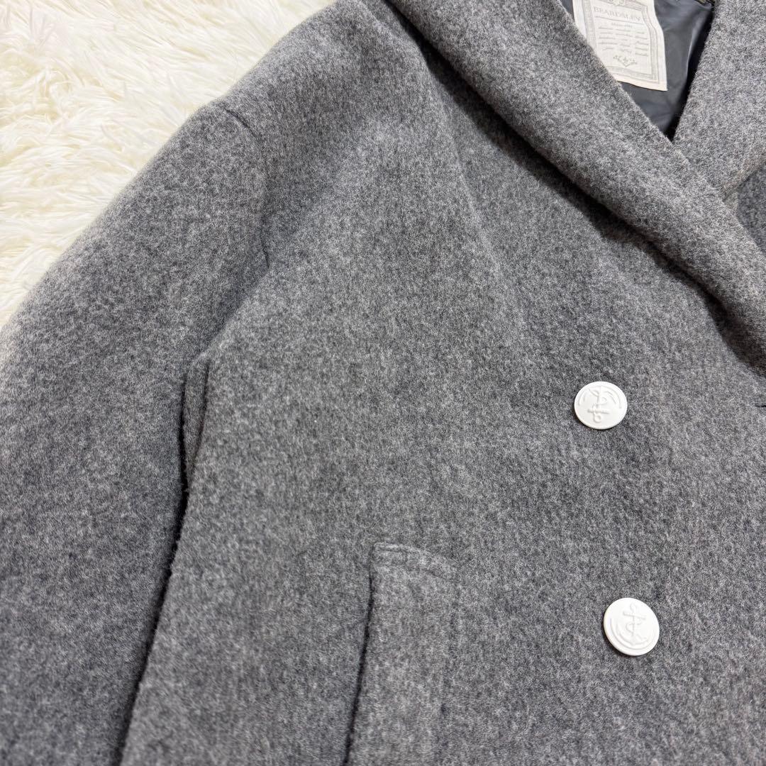 BEARDSLEY ビアズリー フーデッドショートコート グレー
