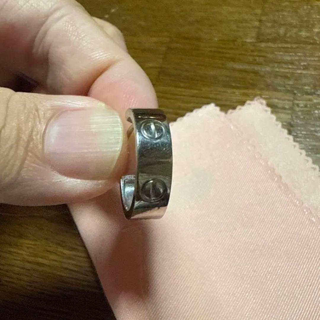 【しの】カルティエ ラブ フープ ピアス 片耳　ロックキャッチ付き！