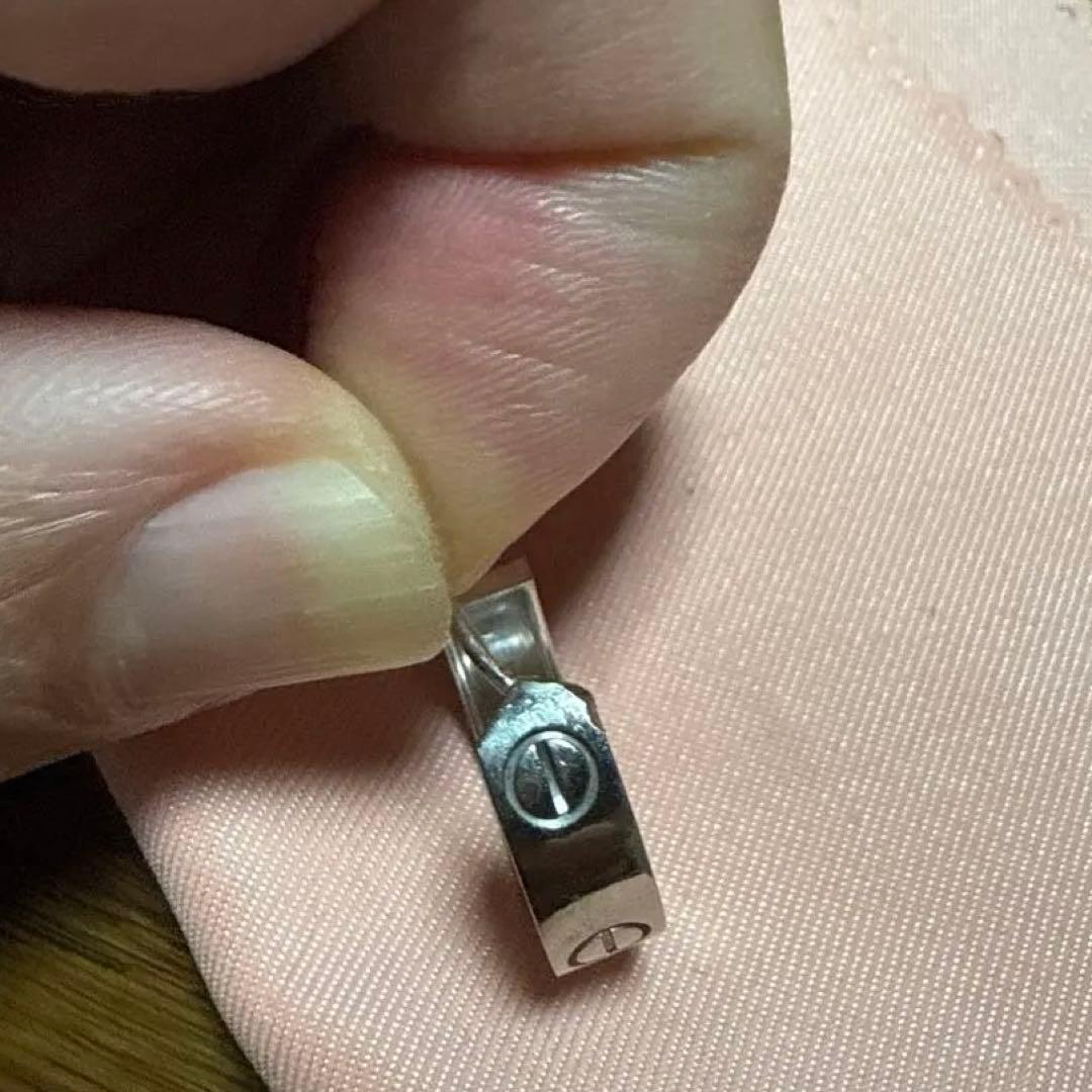 【しの】カルティエ ラブ フープ ピアス 片耳　ロックキャッチ付き！