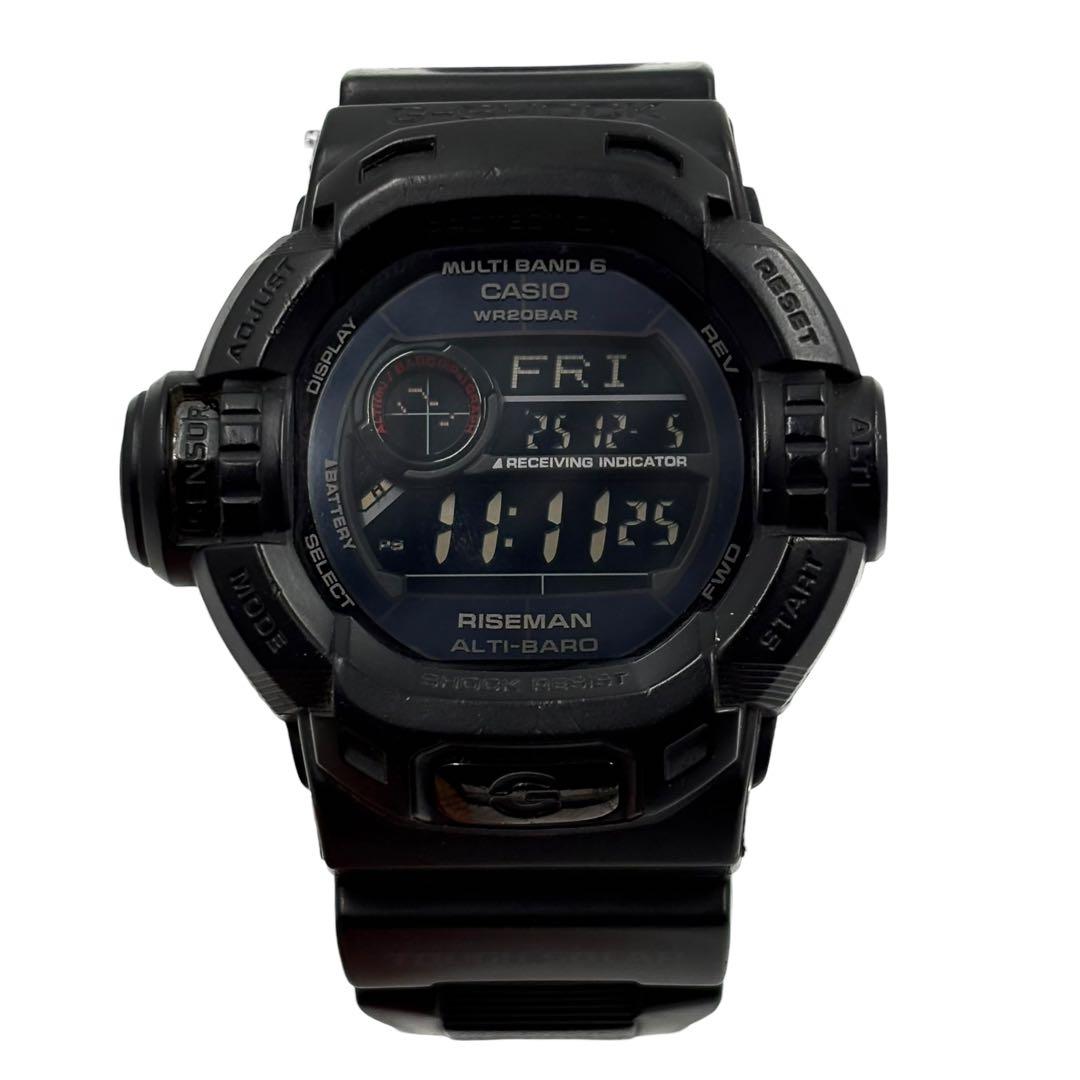【レア】 G-SHOCK ライズマン 反転液晶 ブラック タフソーラー y2k