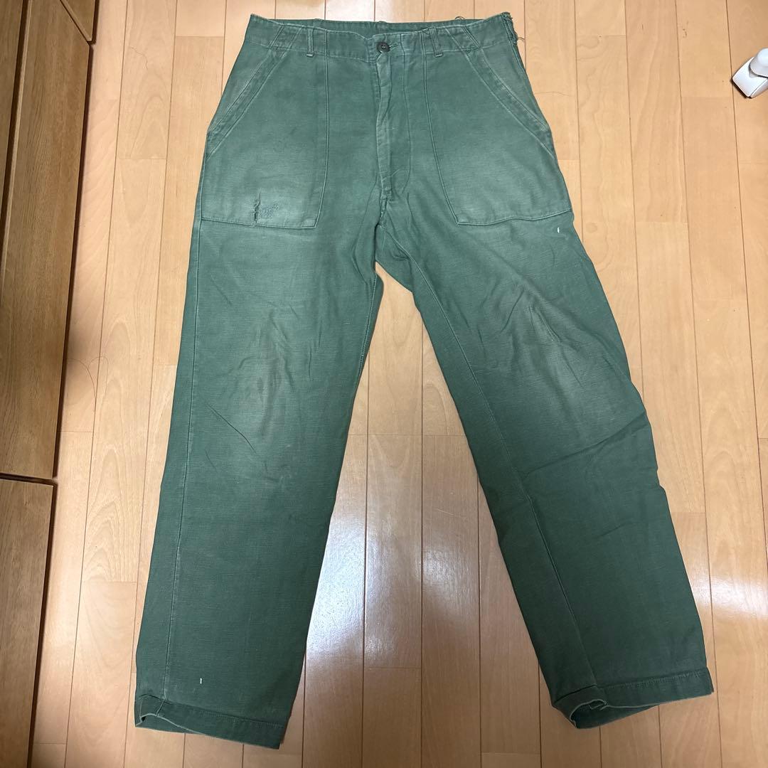 60s ベイカーパンツ　コットンサテン