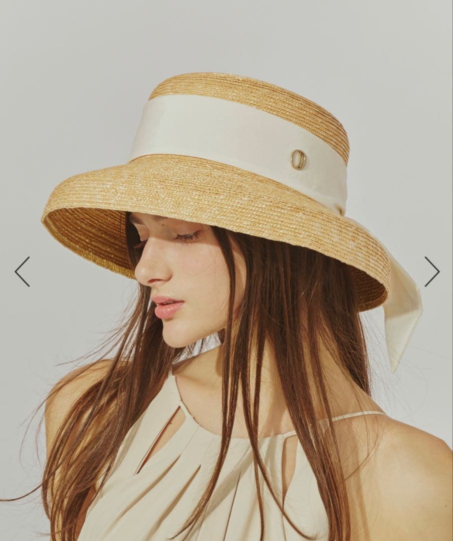 Chapeau d' O シャポードオー 未使用 カサブランカ ブラウン 帽子