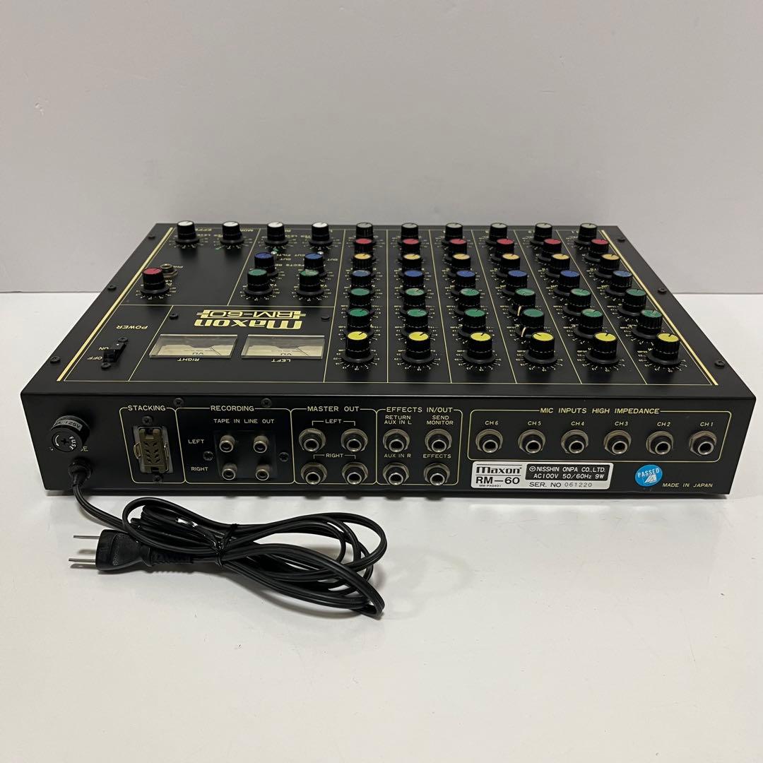 Maxon RM-60 ステレオ ミキサー マクソン