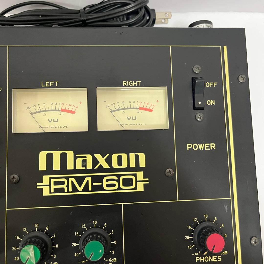 Maxon RM-60 ステレオ ミキサー マクソン