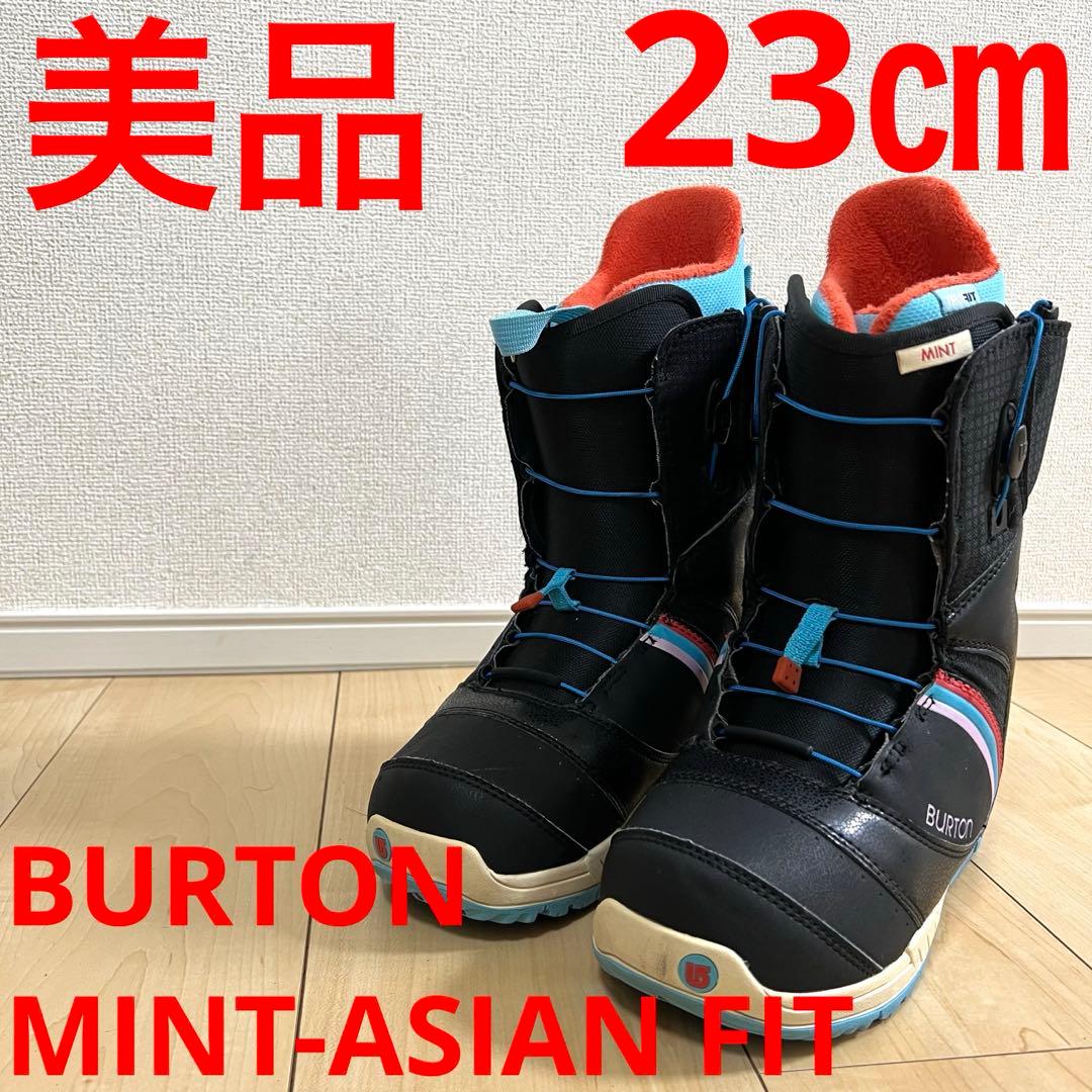 【美品_即日発送】BURTON スノボMINT-ASIAN FIT 23.0cm