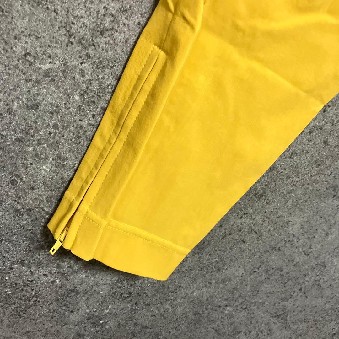 新品　イッセイミヤケ　裾ジップ　ストレッチパンツ　M