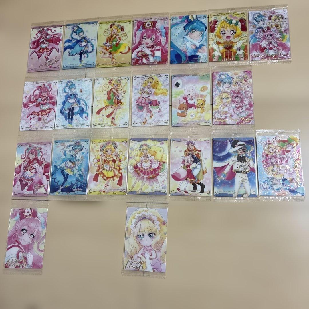 新品未開封 デリシャスパーティプリキュア ウエハース カード 22枚セット