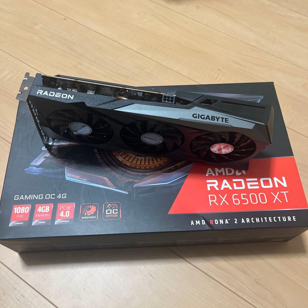 グラフィックボード・グラボ・ビデオカード akito GIGABYTE RX 6500 XT 4GB