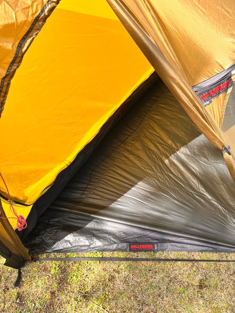 A&F 国内正規品ヒルバーグ　ケロン4gt サンド　純正フットプリント　セット