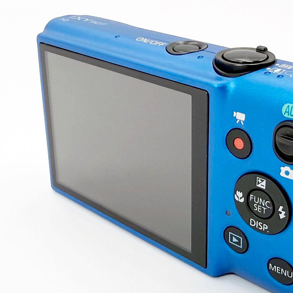 キヤノン CANON IXY 90F ブルー コンデジ カメラ 中古