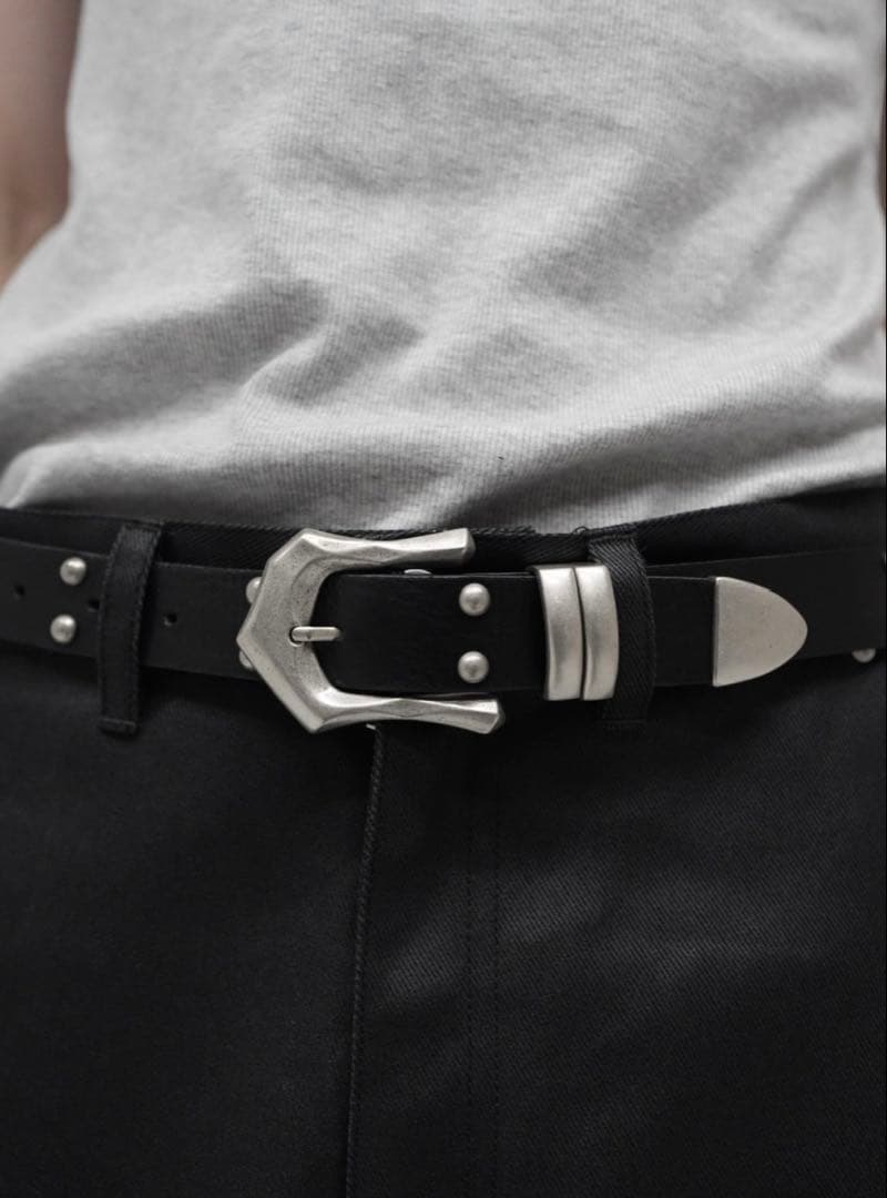【CS】STUDS LEATHER BELT
