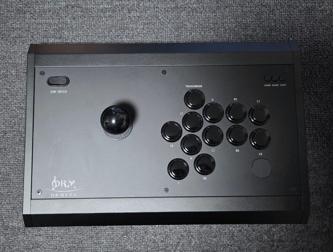 DRM JS アケコン 24mm 天板カスタム用クリアパネルセット