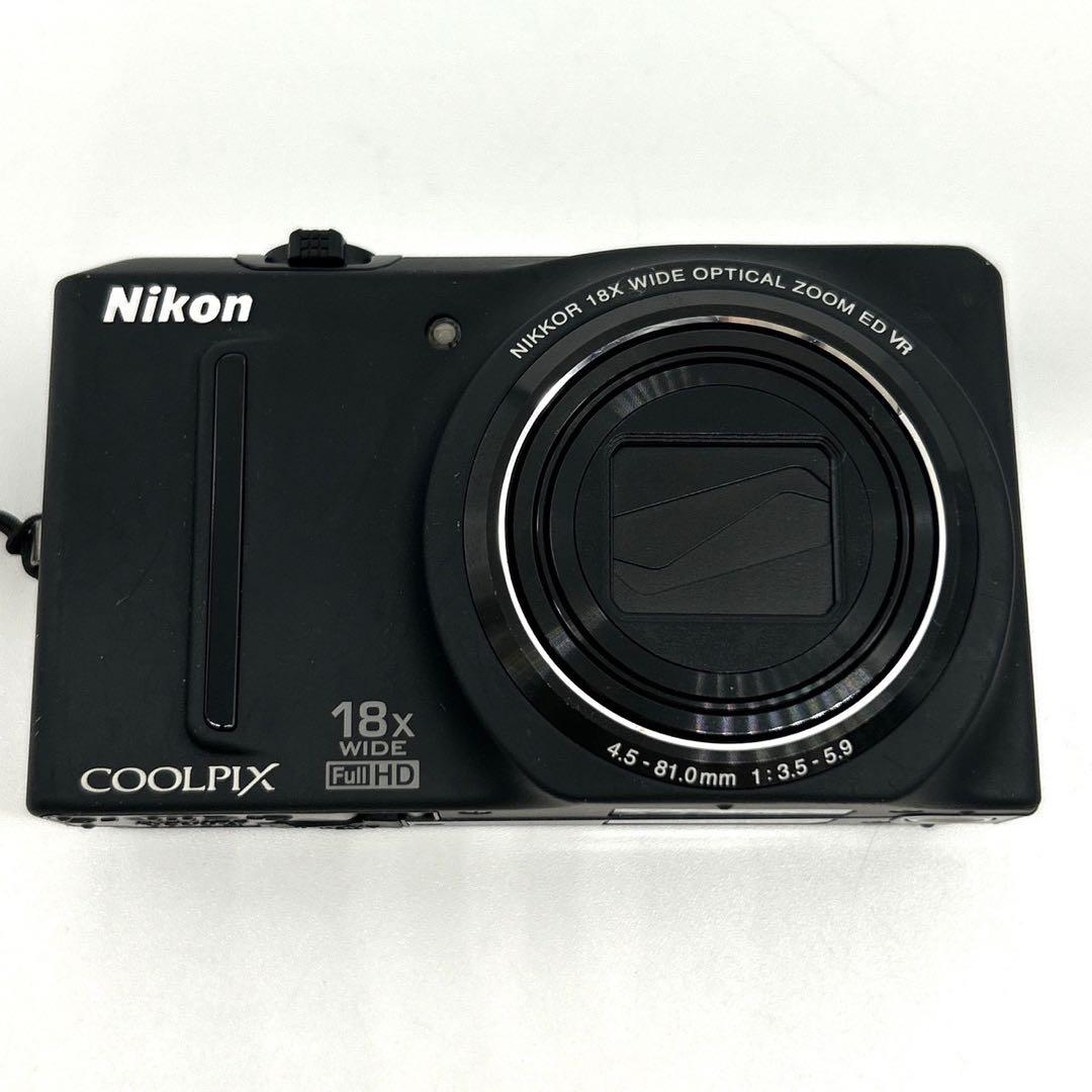 Nikon ニコン COOLPIX S9100 ブラック デジカメ 箱付き