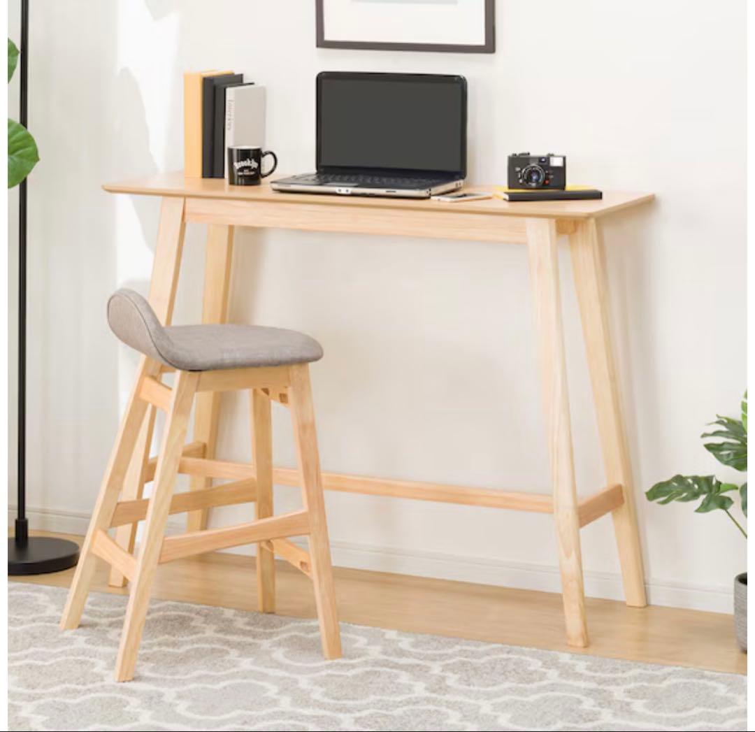 カウンターテーブル(フィルン OC LBR)・【新品】椅子セット