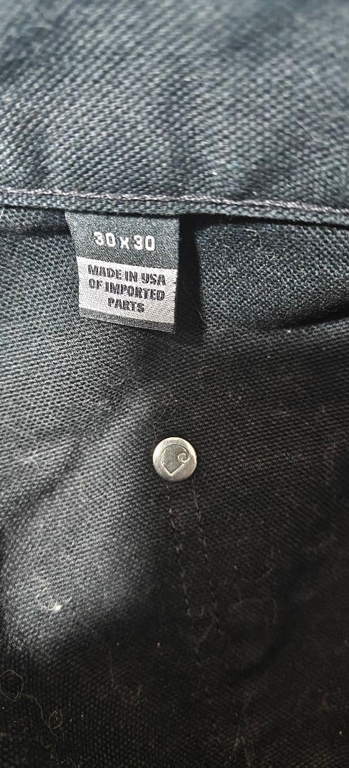 Carhartt ブラック ペインターパンツ 30x30