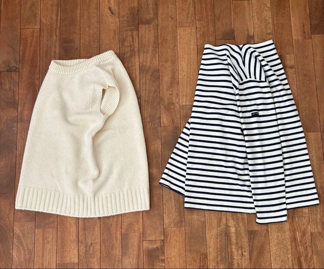 2点セット　　SETTO コンフォートニットベスト＋セントジェームのボーダー