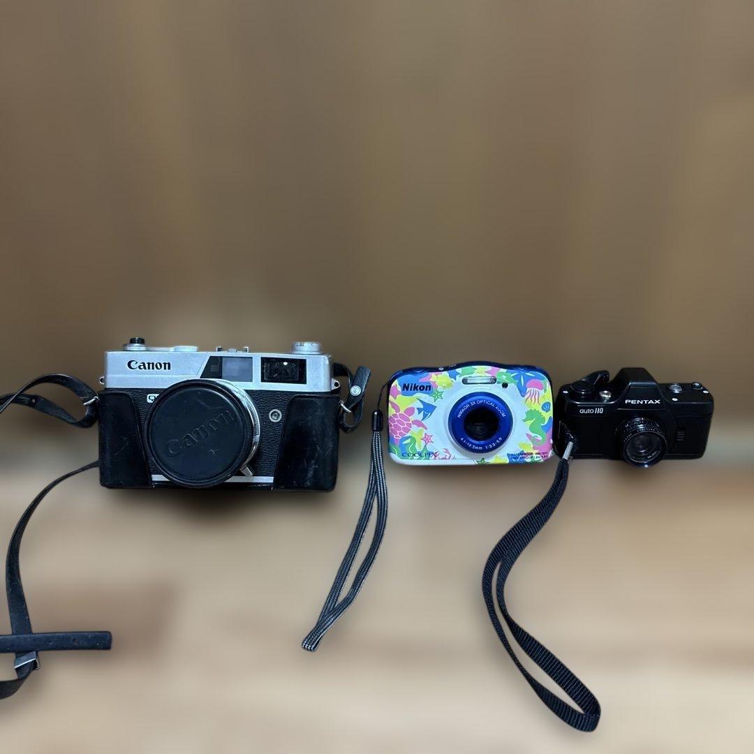 ジャンクCanon QL レンジファインダーカメラ 50mm 3台