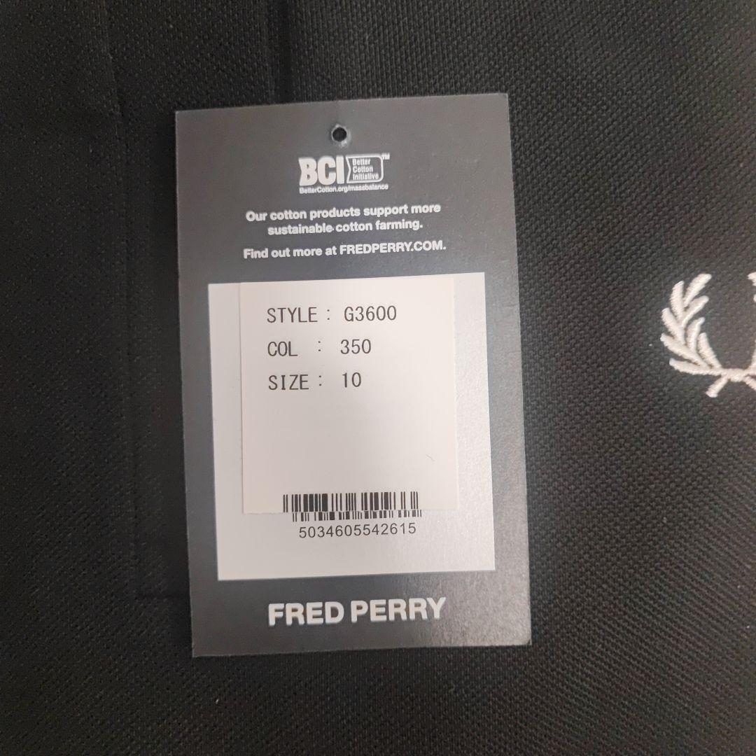 fred perry ポロシャツ G3600 ブラック