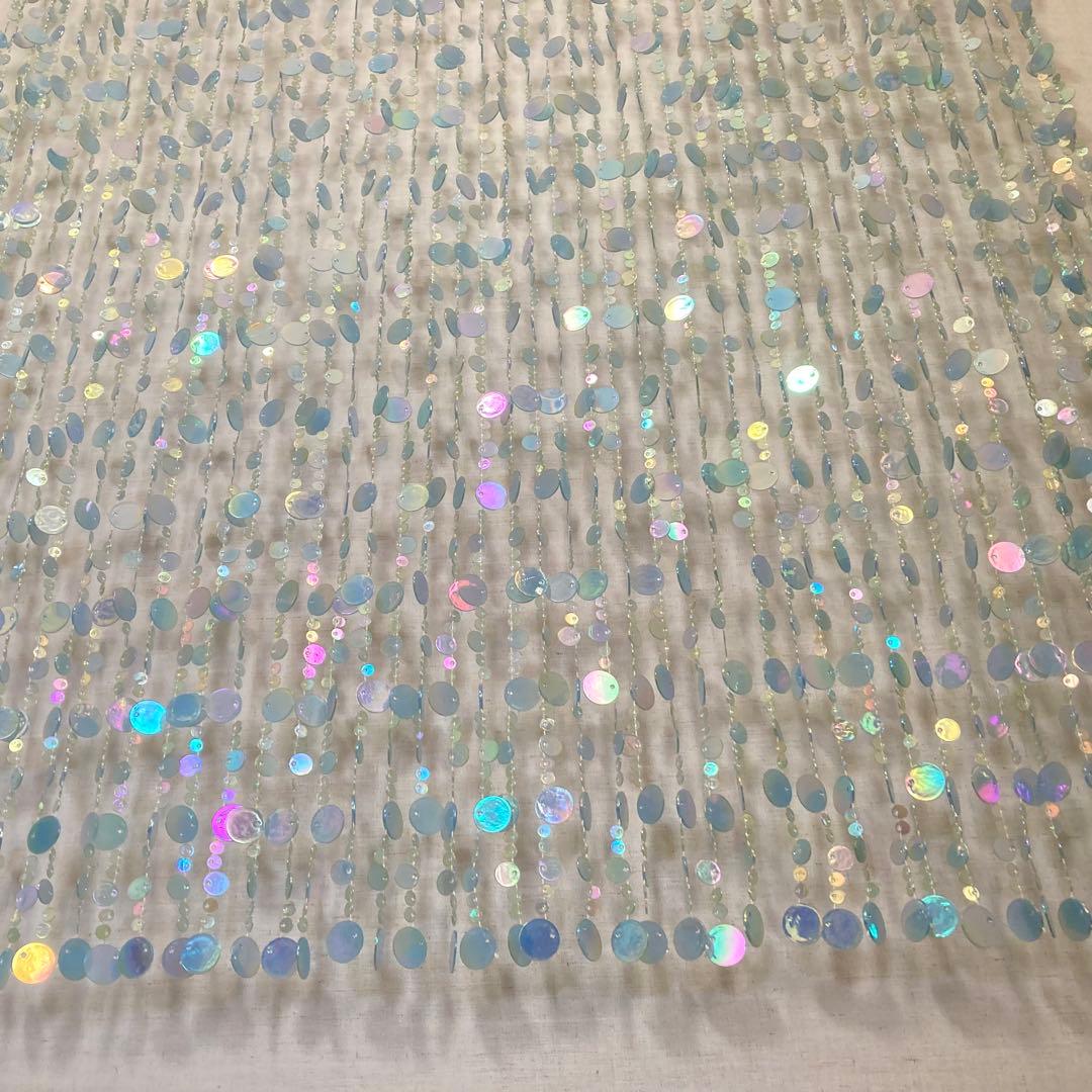 ドアカーテン のれん すだれ 間仕切り 壁掛け キラキラ 大型 ロング レトロ