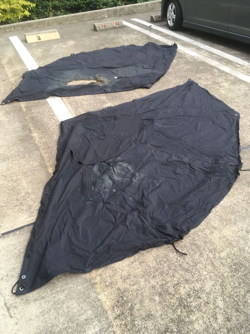 ポーランドポンチョ　ポーランド軍　軍幕　一枚