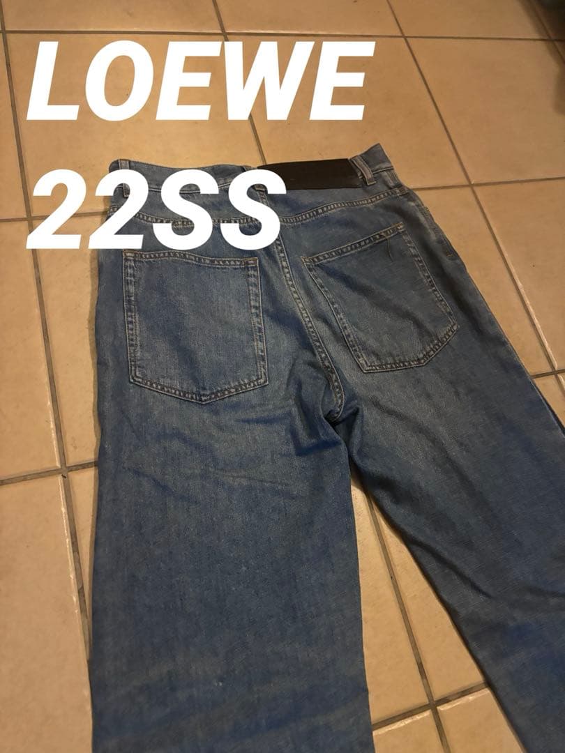 【美品】LOEWE22ss ストレートデニム