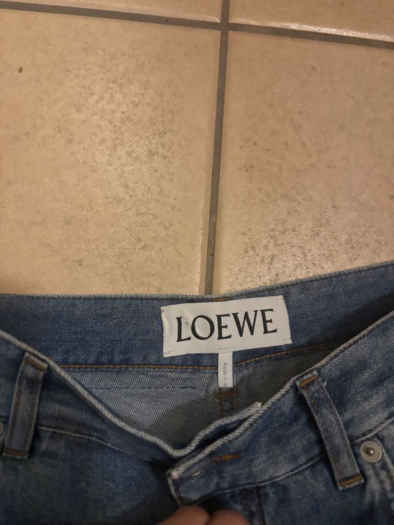 【美品】LOEWE22ss ストレートデニム