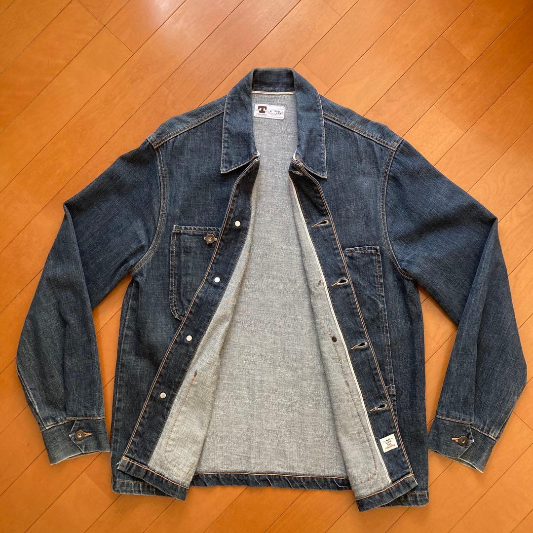 TELLASON デニムカバーオール アメリカ製 コーンデニム ホワイトオーク