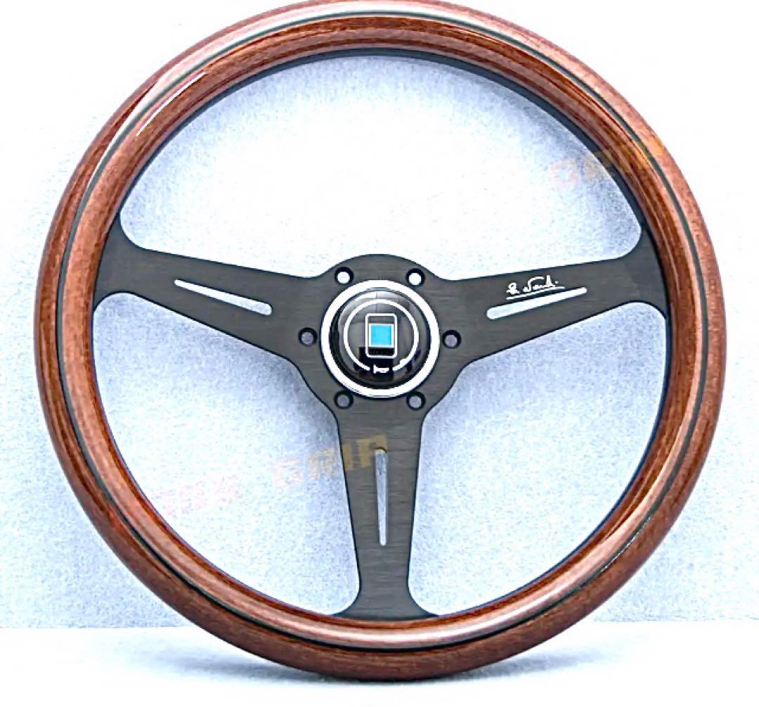 ナルディ NARDI ステアリング ブラックスポーク ウッド調 クラッシック