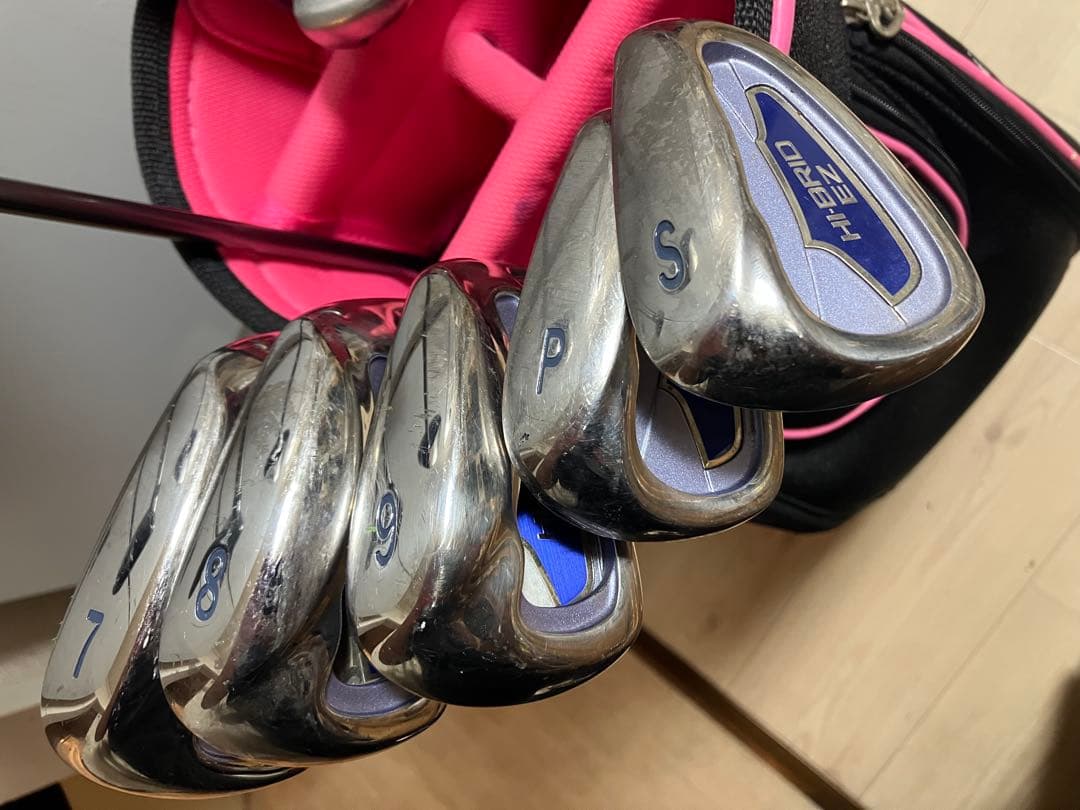 初心者レディースセット　ダンロップ HI-BRID EZ 6S L 8本セット