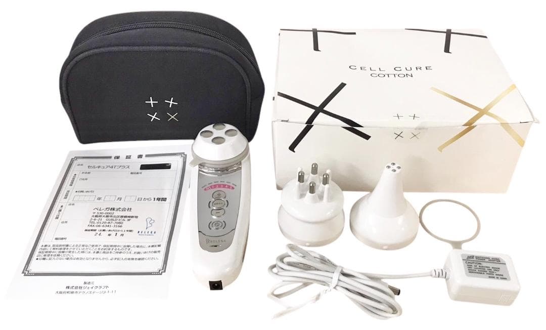 ★美品★ BELEGA セルキュア4Tプラス 美顔器 コットン1箱 EMS
